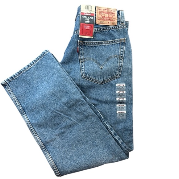 Levi’s‎ 2009 Vintage 505 Jeans 32x29 Straight Fit NEW!!! - Picture 1 of 16